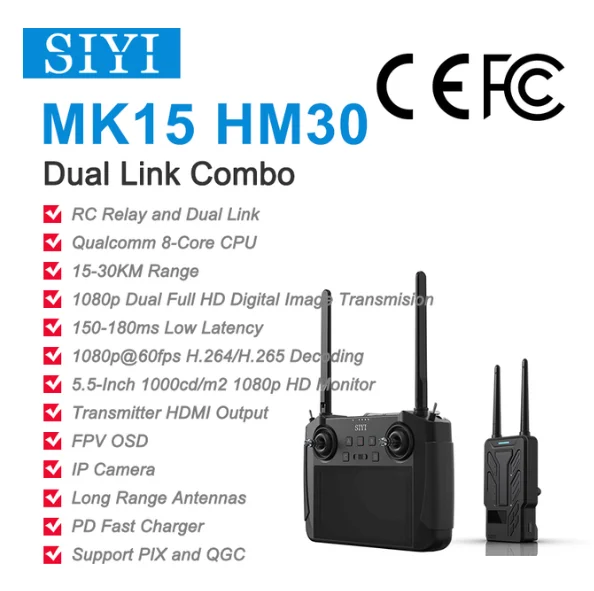 SIYI MK15 HM30 DL Combo