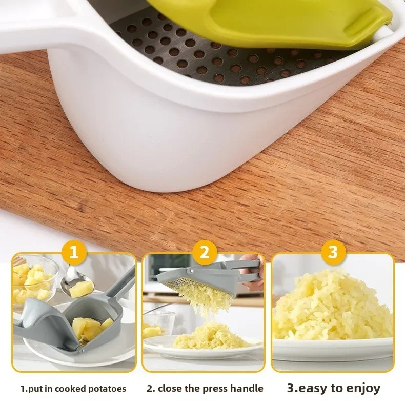 НОВАЯ ГОРЯЧАЯ ПРОДАЖА ручной пресс для картофельного пюре тыквенный фиолетовый