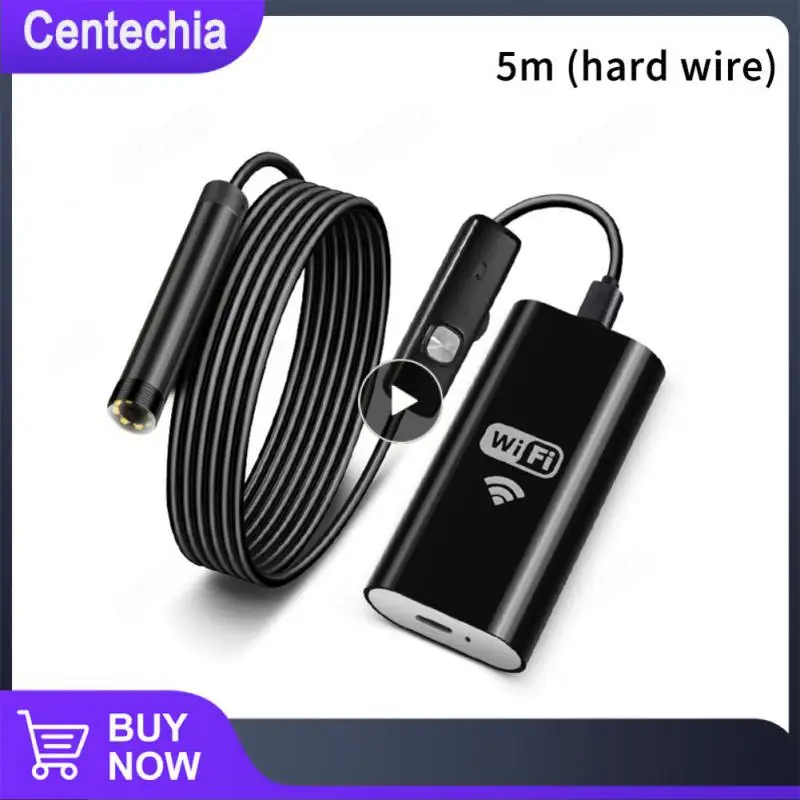 

Высококачественная инспекционная мини-камера 1/5 дюйма, беспроводной бороскоп для осмотра автомобиля, на батарейках, водонепроницаемая, 6 светодиодов