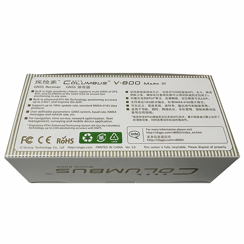 Приемник для GPS GLONASS BDS QZSS SBAS 10 МГц точность позиционирования 2 м - купить по