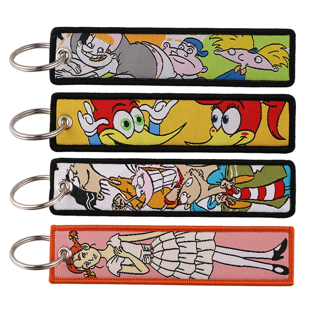 

Cute Keychain Cartoon Woodpecker Birds Key Tag Cars Key Fob Holder Pendant Chaveiro Keychains For Women Men Kids Jewelry