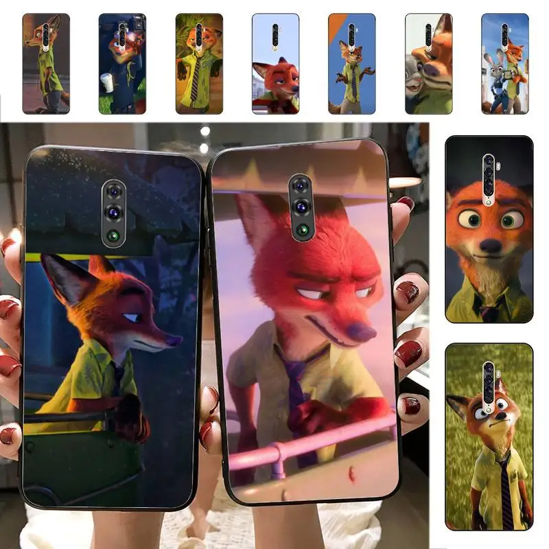 

Disney Nick Wilde Phone Case for Vivo Y91C Y11 17 19 17 67 81 Oppo A9 2020 Realme c3