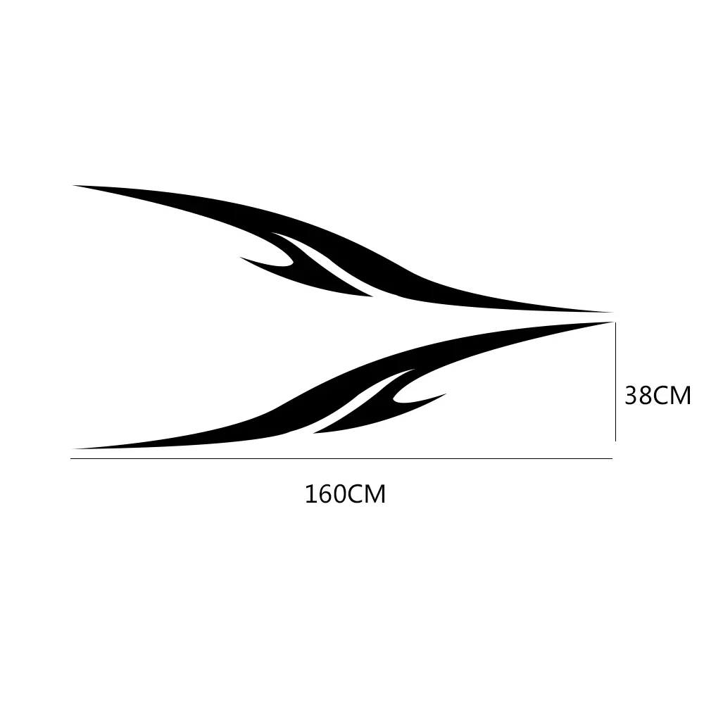 2 шт. гоночная спортивная наклейка на боковую дверь автомобиля авто виниловые