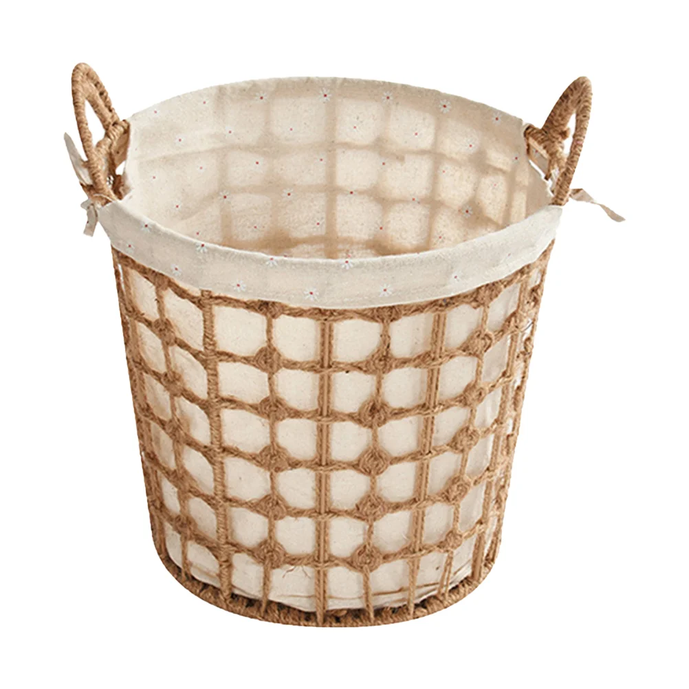 

Clothing Storage Basket Laundry Hamper Hand Woven Clothes Container Storage Basket