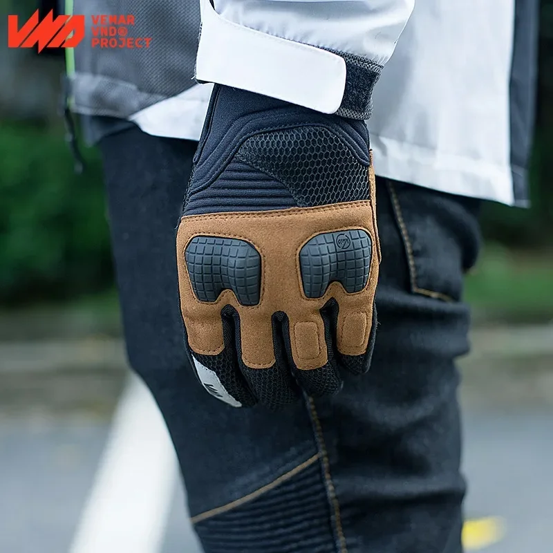 Перчатки VND в стиле ретро сетчатые дышащие защитные перчатки с твердым корпусом