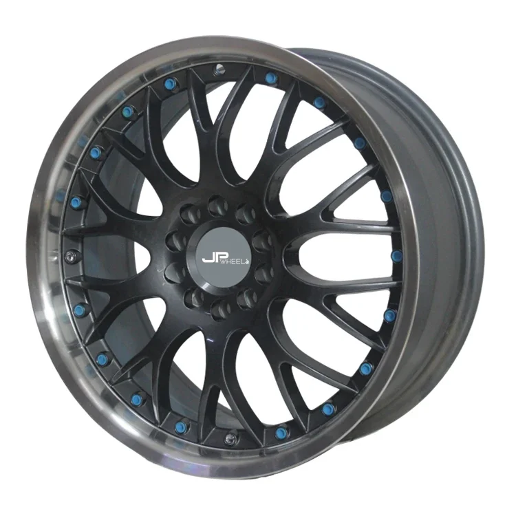 JPwheels Литые колеса с вогнутым дизайном из алюминиевого сплава 16 17 18-дюймовые