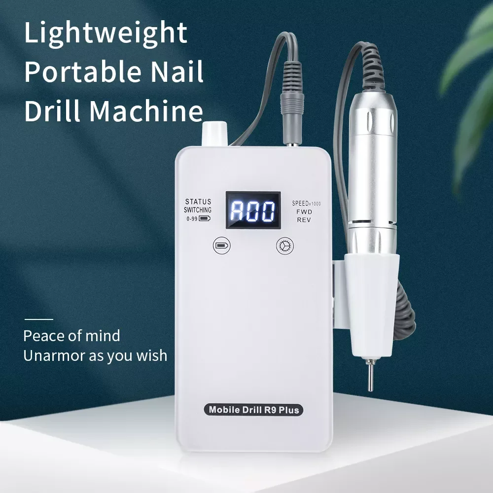 

NEW IN 30000 RPM High Speed Nail Drill Machine Adjustable Speed low noise easy to use With LCd display tool for nail