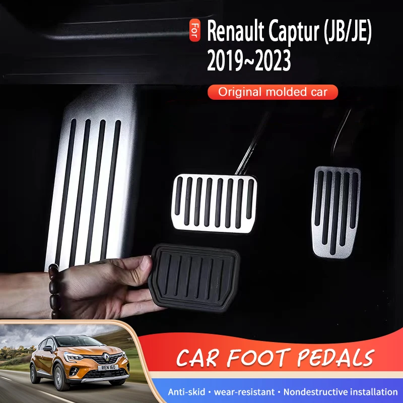 

Car Pedals For Renault Captur Mitsubishi ASX 2019~2023 Car Foot Pads Rest Covers Set Brake Pedal Accelerator Car Acessories 2022