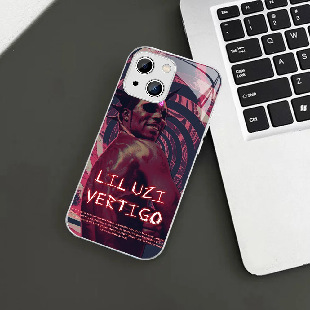 Чехол для телефона Lil Uzi V-Vert iPhone 14 13 12 Mini 11 Pro XS Max X XR Plus чехол из закаленного стекла