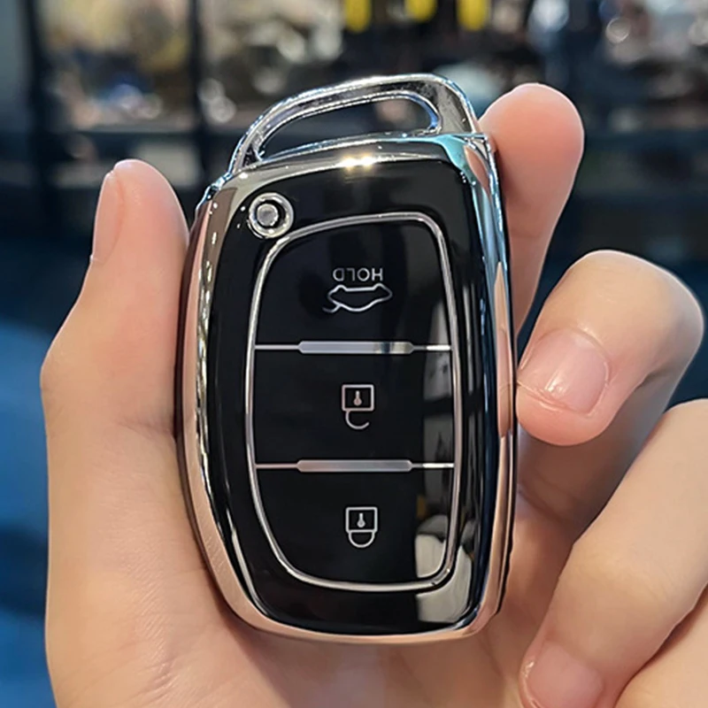 

3 4 кнопки чехол для автомобильного ключа из ТПУ для Hyundai ix35 i40 i20 i10 Tucson Elantra Creta Sonata Ioniq Accent Creata Smart Remote Fobs Cover