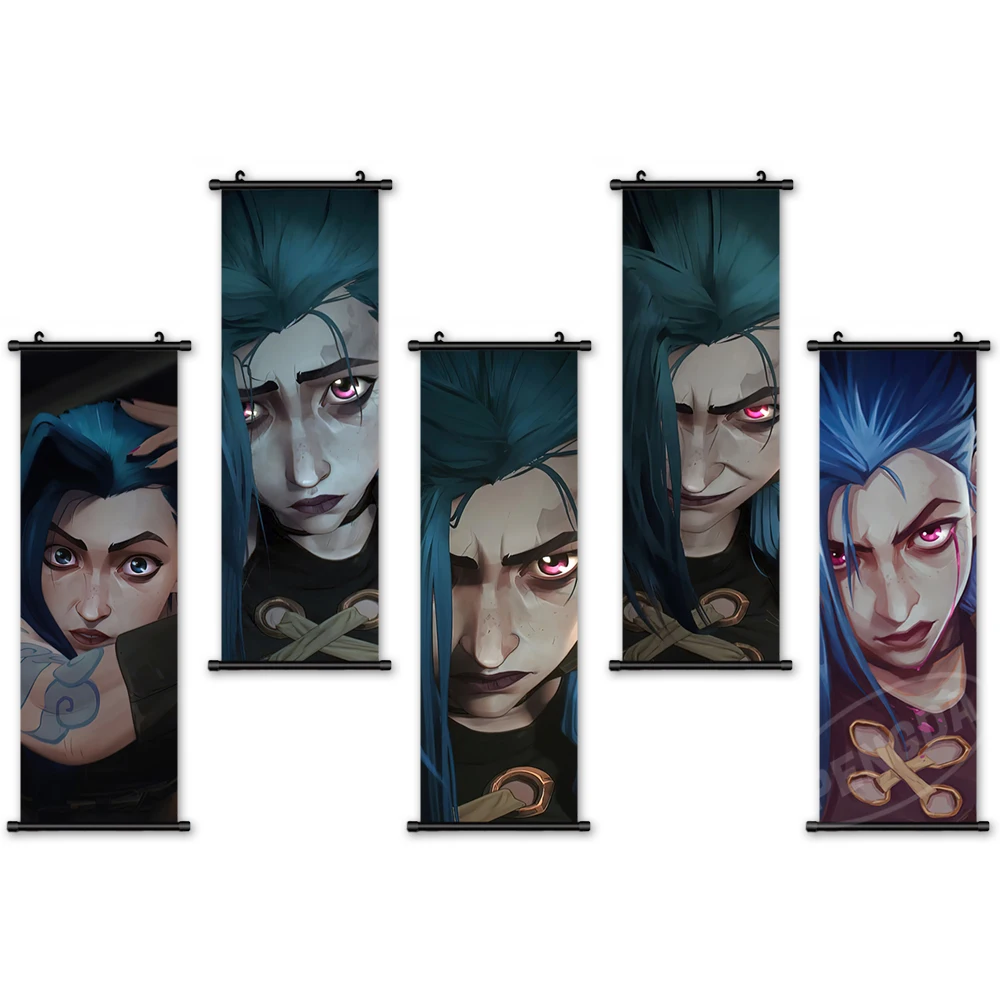 

Home Decor Canvas Character Pictures League of Legends Poster Print Wall Art Plastic Scroll Hanging Painting Bedside Background