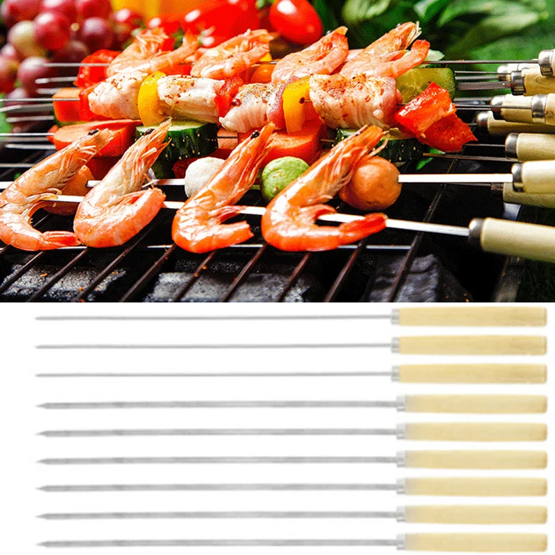 20 шт. иглы для барбекю и гриля из нержавеющей стали | Дом сад