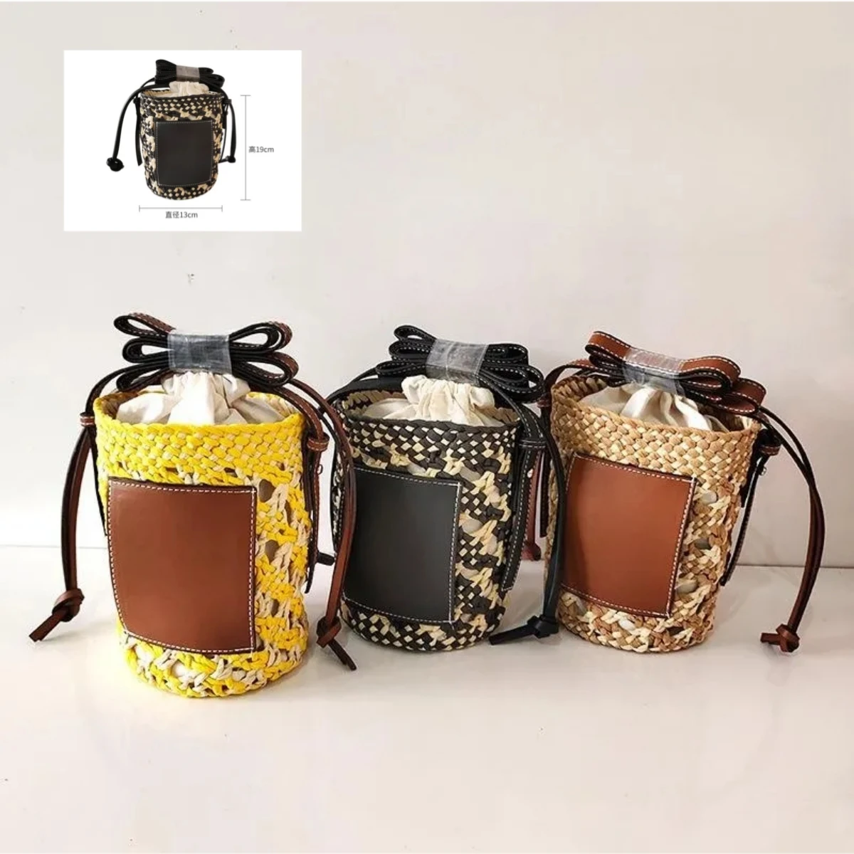 

2023 New Arrival Hot Style Raffia Round Barrel Straw Woven Crossbody Bag Handbags Women Bags Designer Beach Bag Round Straw Tote