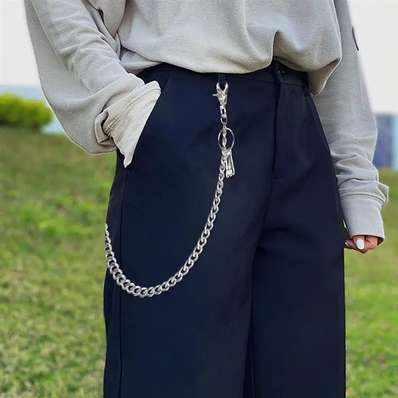 Цепочка-кошелек для мужчин и женщин модная повседневная металлическая