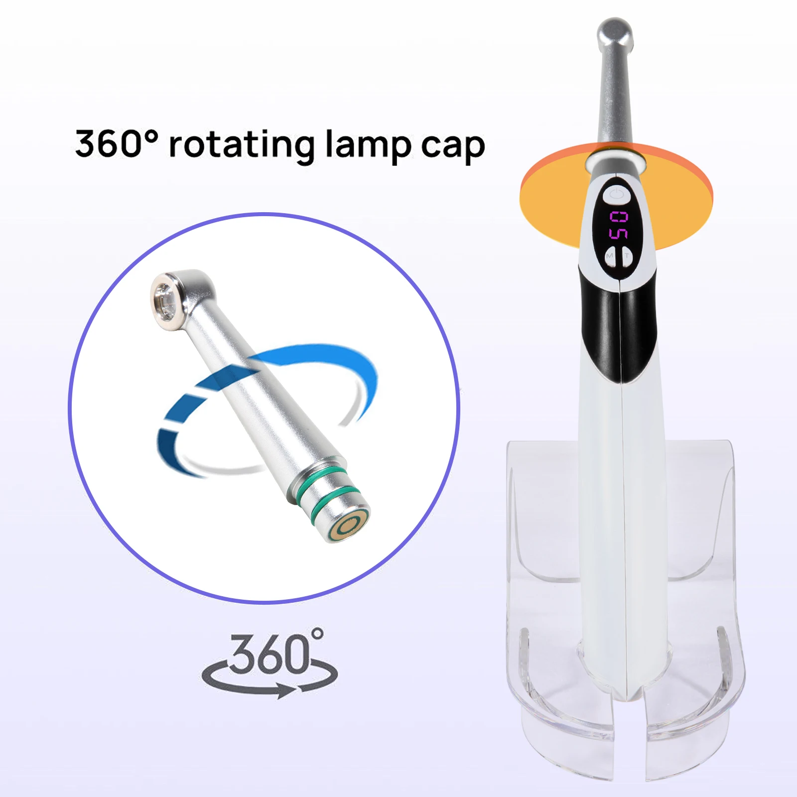 2 режима стоматологической беспроводной полимеризационной лампы Беспроводная