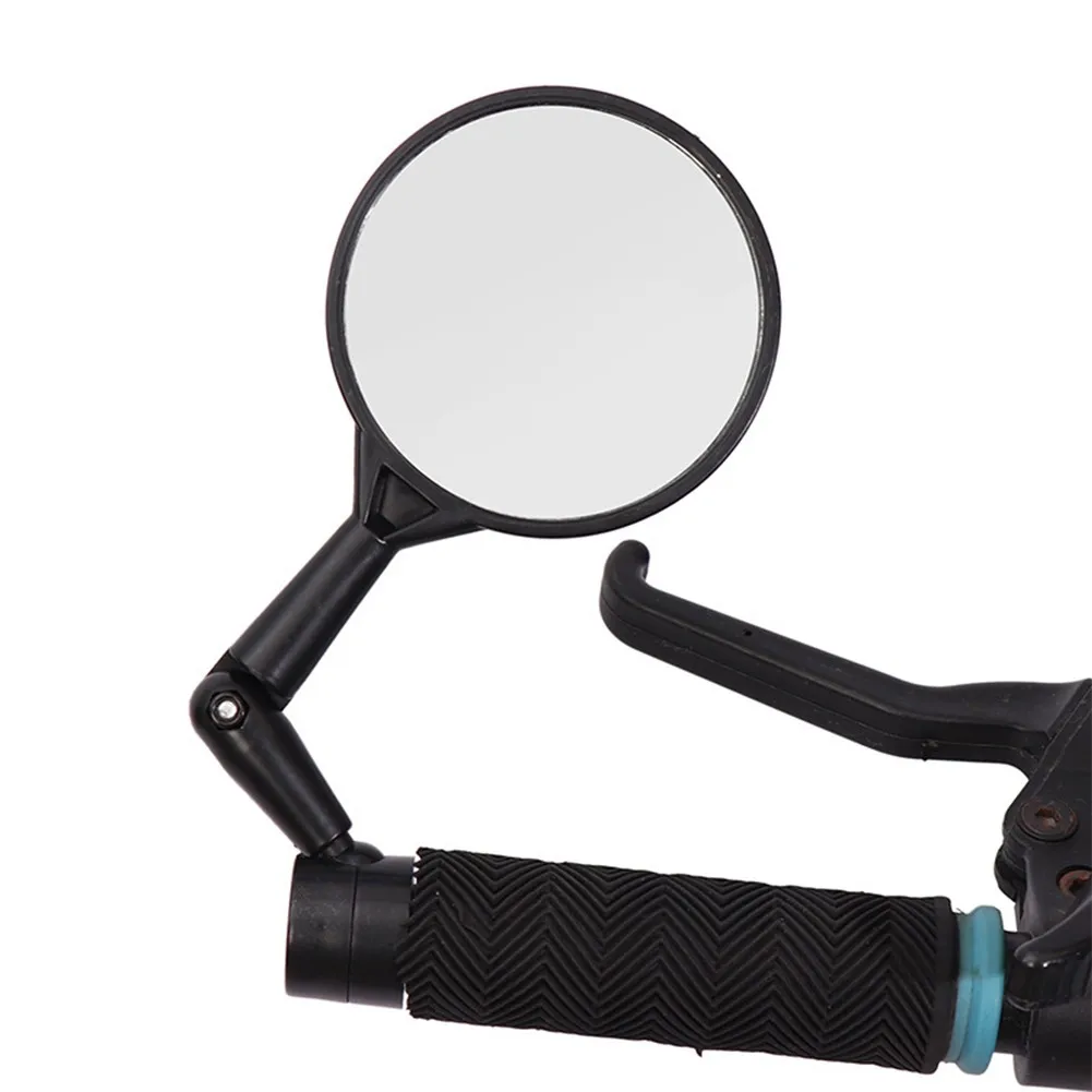 

MTB Mountain Bike Rearview Mirror Bicycle Handlebar Rear View Mirror Adjustable Wide Angle Mirror Bike MTB Scooter Accessories