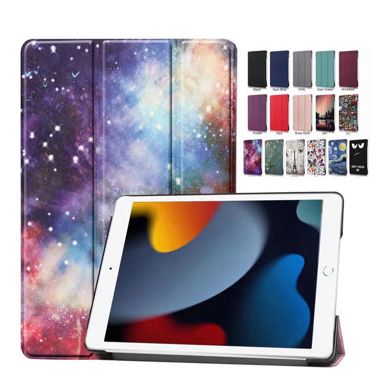 

Slim PU Leather Case For iPad 10.2 2021 A2603 A2604 Smart Stand Cover For iPad 10.2 7th 8th 9th 2020 2019 Tablet Case