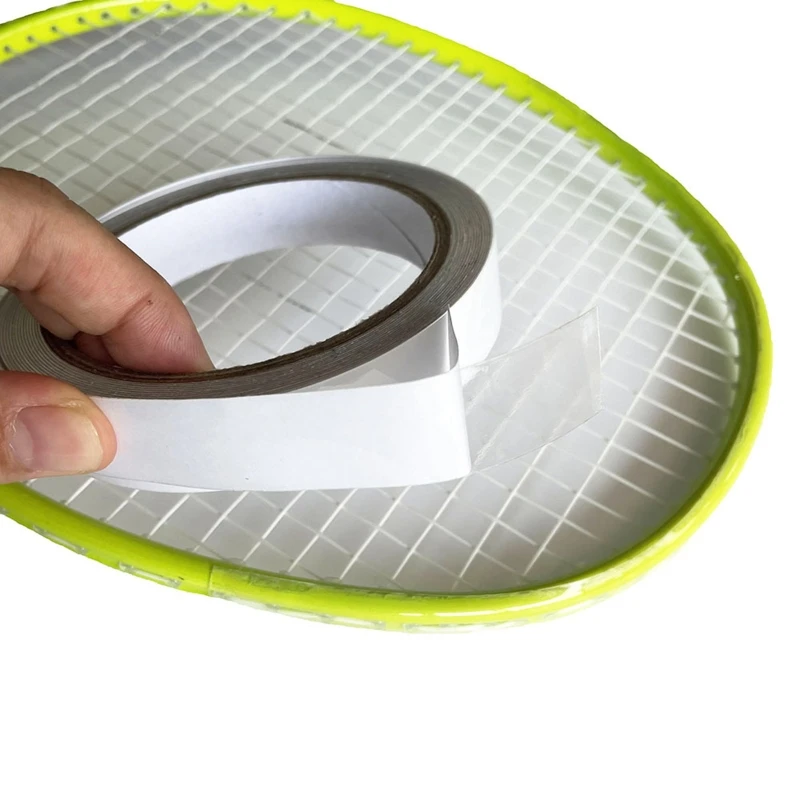 50M tenis raketi kafa koruma bandı şeffaf Badminton Squash raket kafa çerçeve bantlar sarma kayışı Anti sürtünme Sticker