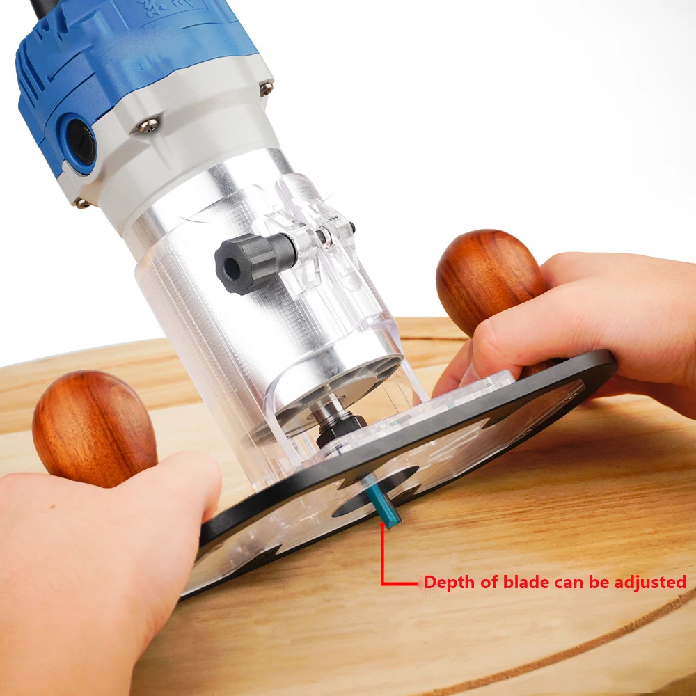 

Aluminum Hand-held Router Plunge Base Trimming Machine Flip Engraving Milling Slotting For Advertising Carving Slotted Cutting