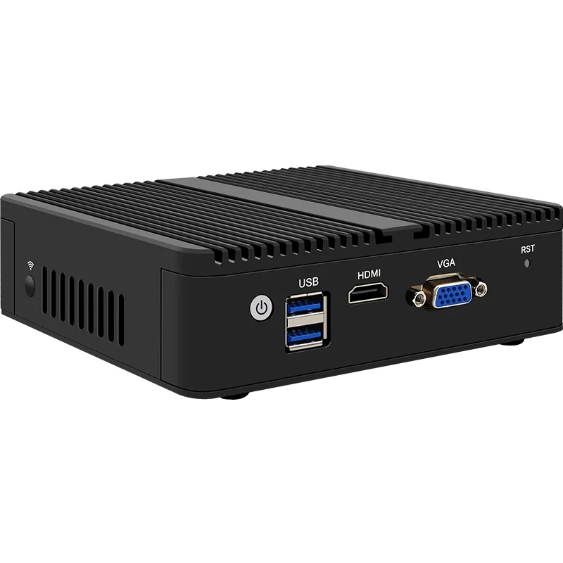 Мини-роутер N5105 11 поколения Intel i225 2 5G LAN pfSense брандмауэр 2xDDR4 M.2 NVMe виртуальная