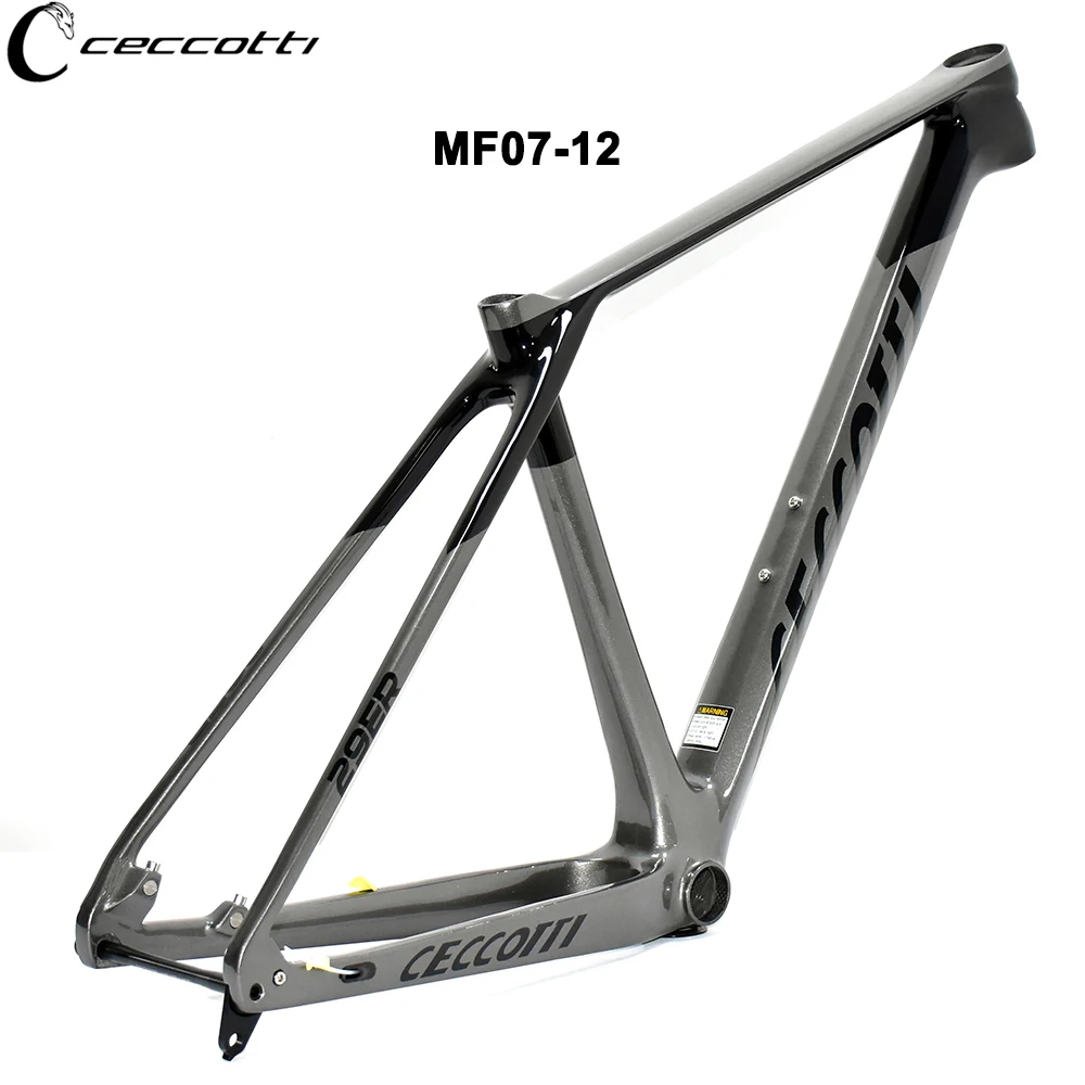 2023 CECCOTTI карбоновая рама 29er горный велосипед жесткие рамы 148*12 мм сквозная ось BSA