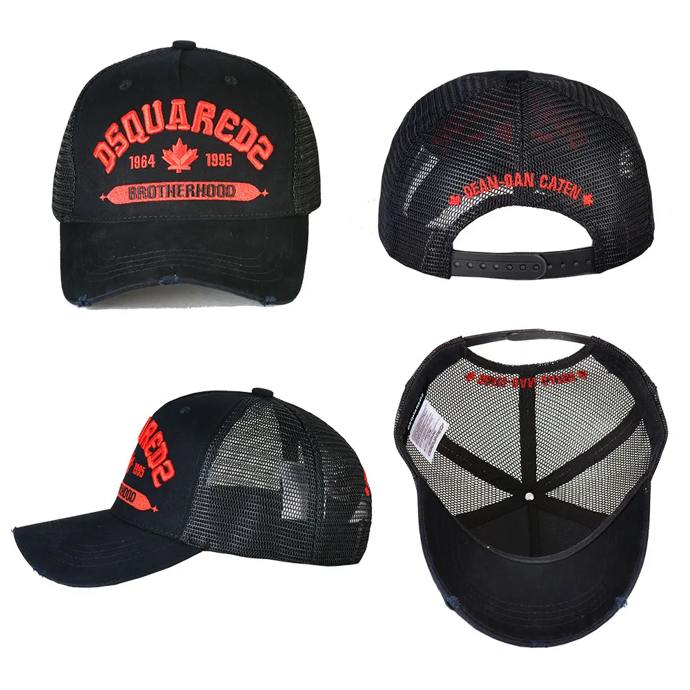 Dsquared2 Brand Mens Baseball Cap Cotton DSQ Letters Embroidery Dad Hip Hop Baseball Cap Snapback Hat Cap for Man Woman Hat