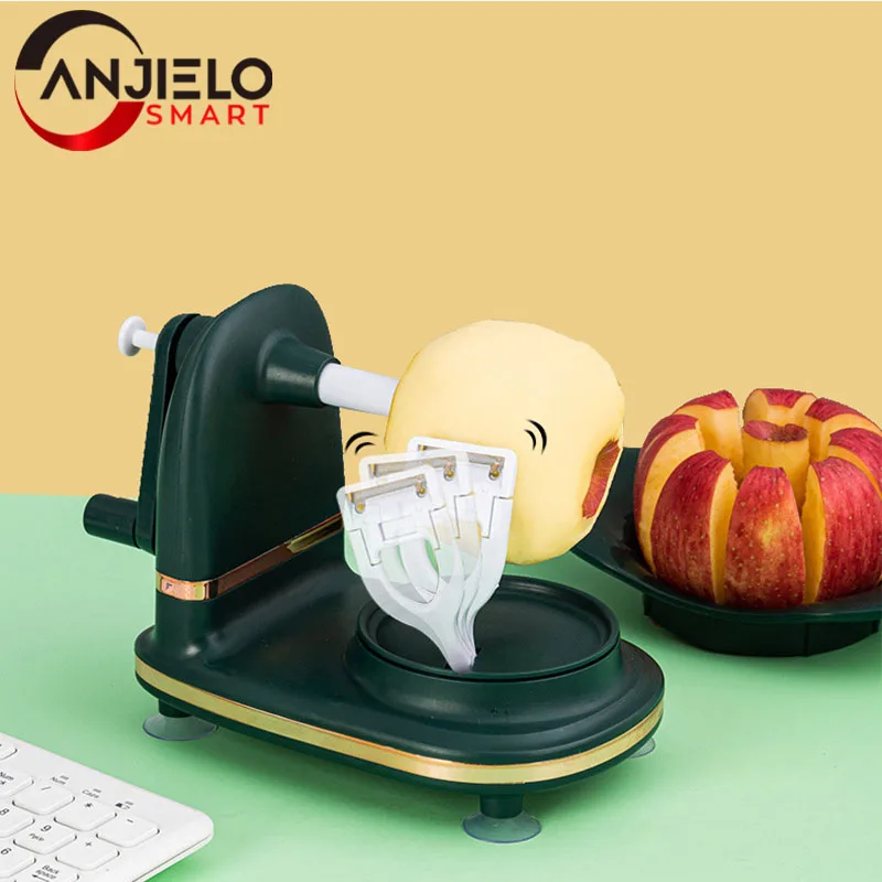

Creative Multifunctional Rotary Fruit Peeler Machine Suction Portable Cutting Fruits Peeled Tools Kitchen Cutter Accessories