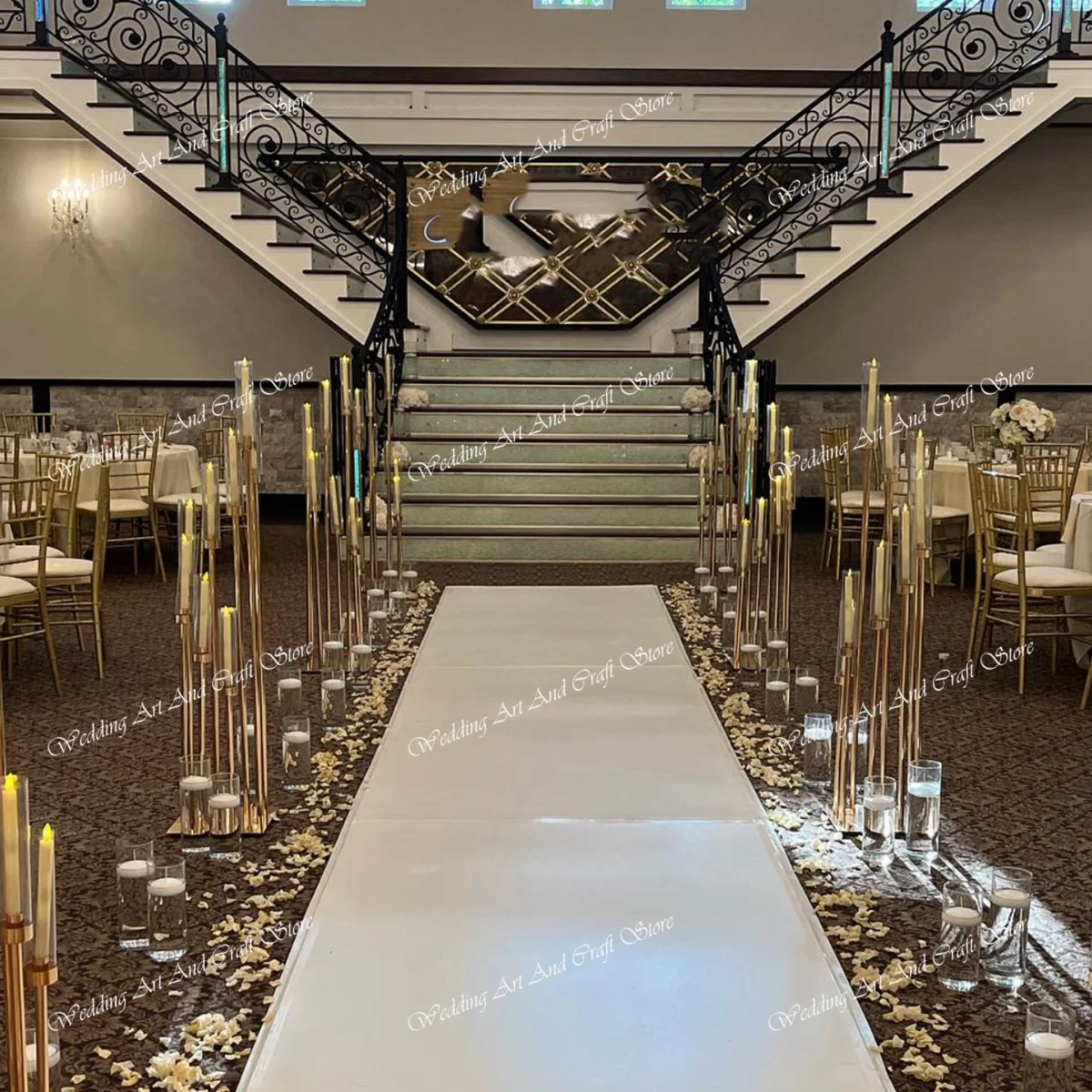 4 шт. 10 шт.))-золото 8 ArmГорячая распродажа Золотой металлический напольный