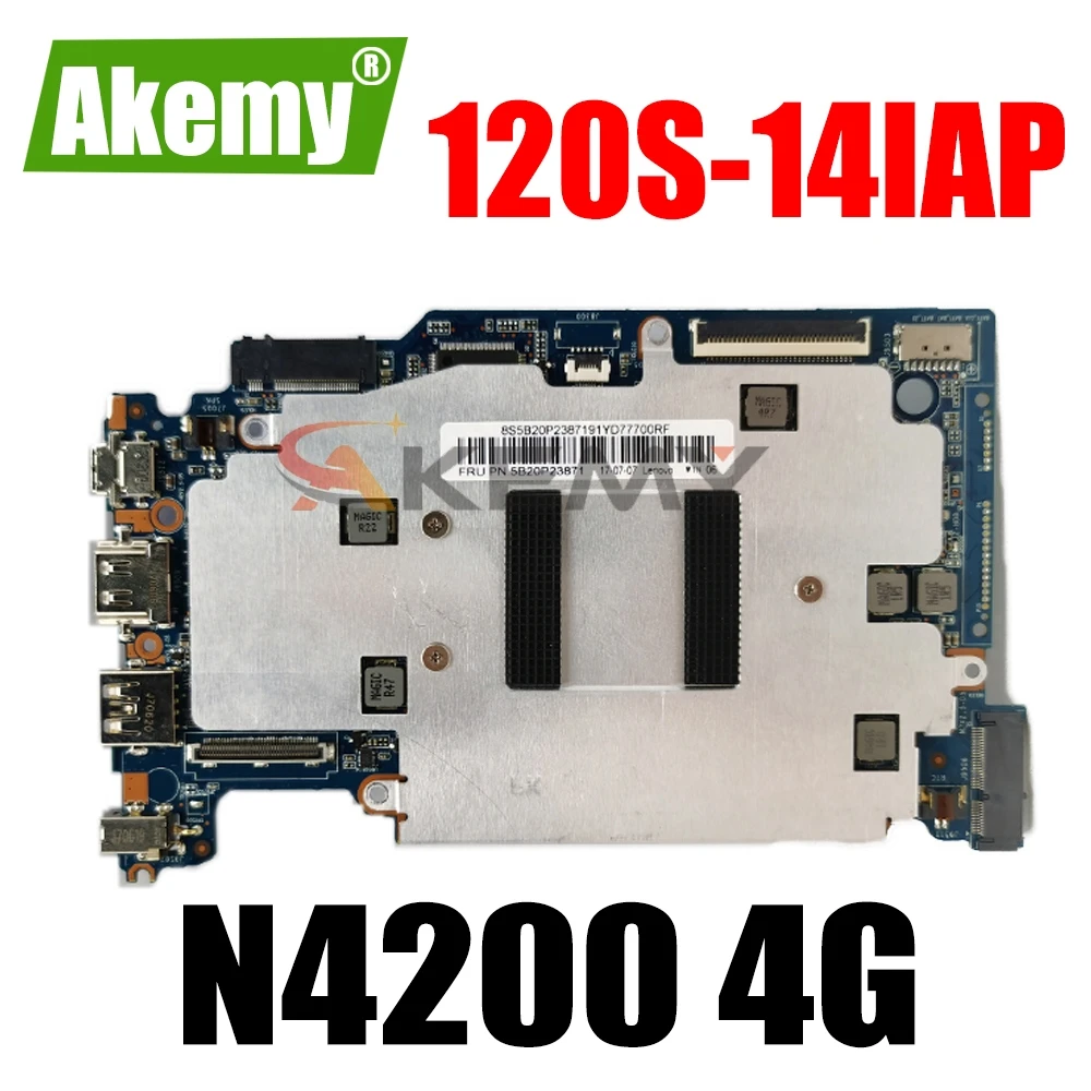 

5B20Q55394 системная плата N4200 N4100 4G Подлинная для материнской платы Lenovo IdeaPad 120S-14IAP