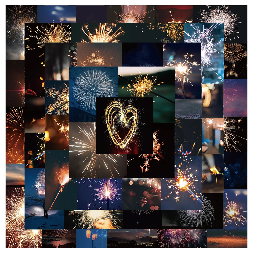 

10/50pcs Waterproof Graffiti Decals Fireworks Sticker For Laptop Guitar Water Bottle Phone Decor Kids Toy