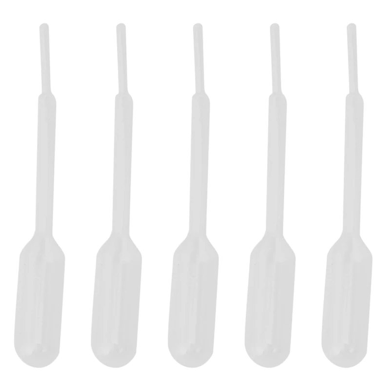 

5000PCS 0.2ML Transparent Pipettes Disposable Safe Plastic Eye Dropper Transfer Graduated Pipettes