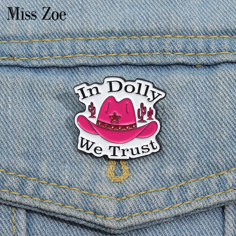 Настраиваемые Эмалированные Броши В Форме Ковбойской Шляпы Модные Готические