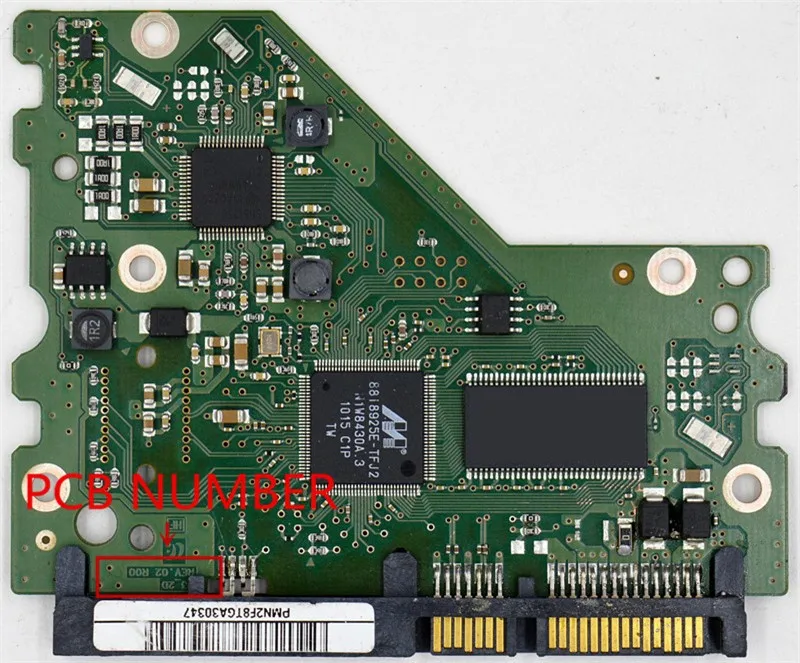 

HD103SJ 1 ТБ/2 ТБ SATA 3,5 SA печатная плата для настольного жесткого диска номер: BF41-00278A F3_2D REV.02 R00