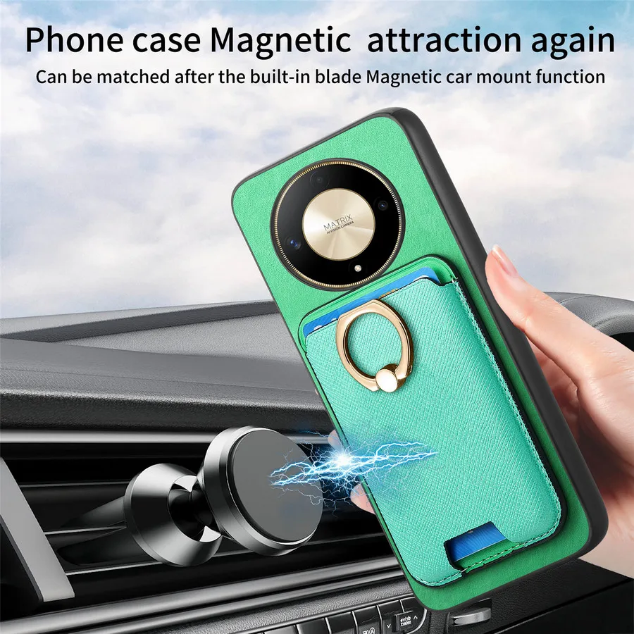 Роскошный чехол Honor X9B X7B X7A 90 для Huawei Magic 6 Pro Lite 2 в 1 съемная задняя крышка Magsafe Smart 100