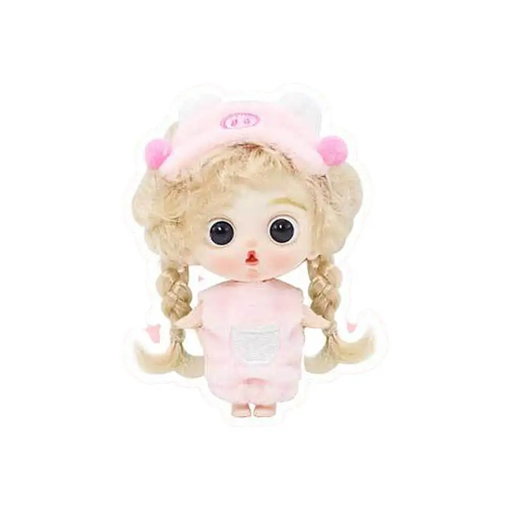 Мини-плюшевая кукла-брелок для девочек игрушки кукольное платье с милой пижамой