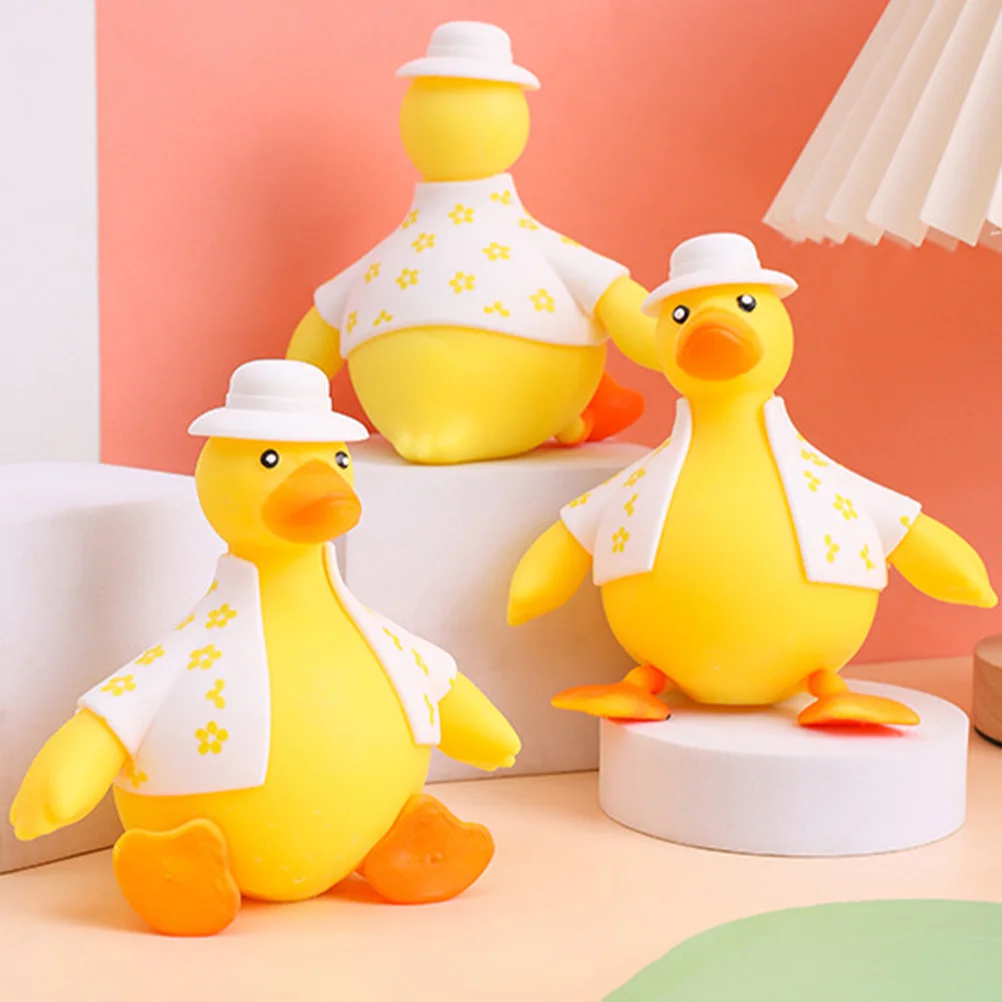

Restless Duck Gifts Stretchy Toys Pressure Relief Desk Pvc Simulated Child Novelty Anger Compact Squeeze