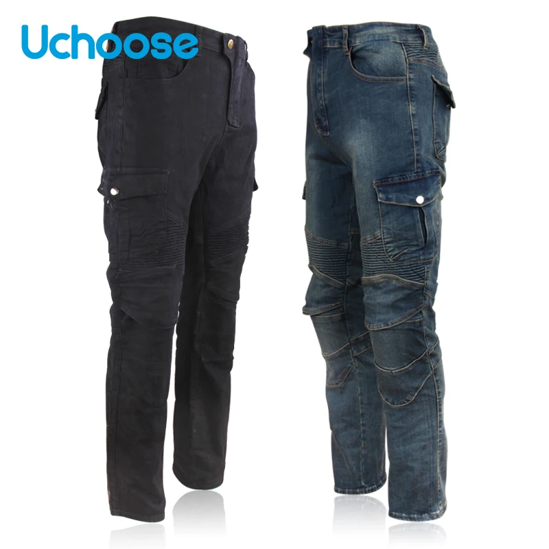 

Защитные Штаны для езды на мотоцикле, универсальные модные штаны, губчатая накладка, защитное оборудование для спорта на открытом воздухе, ...