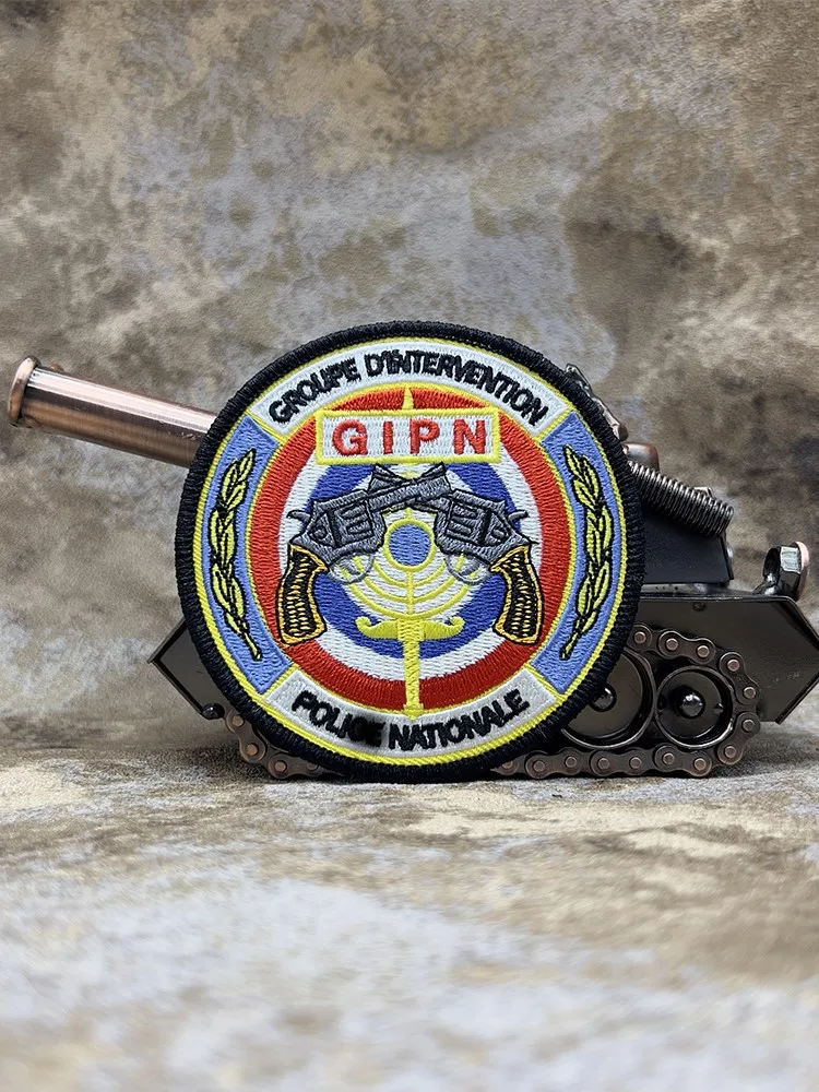 Frence (National PC Intervention Group &quotGIPN&quot) Тактические вышитые нашивки для одежды рюкзаков