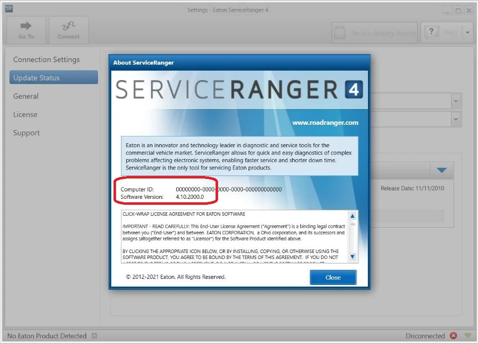 Eaton Service Ranger 4.10 Engineering+Dec 2021 Database | Автомобили и мотоциклы