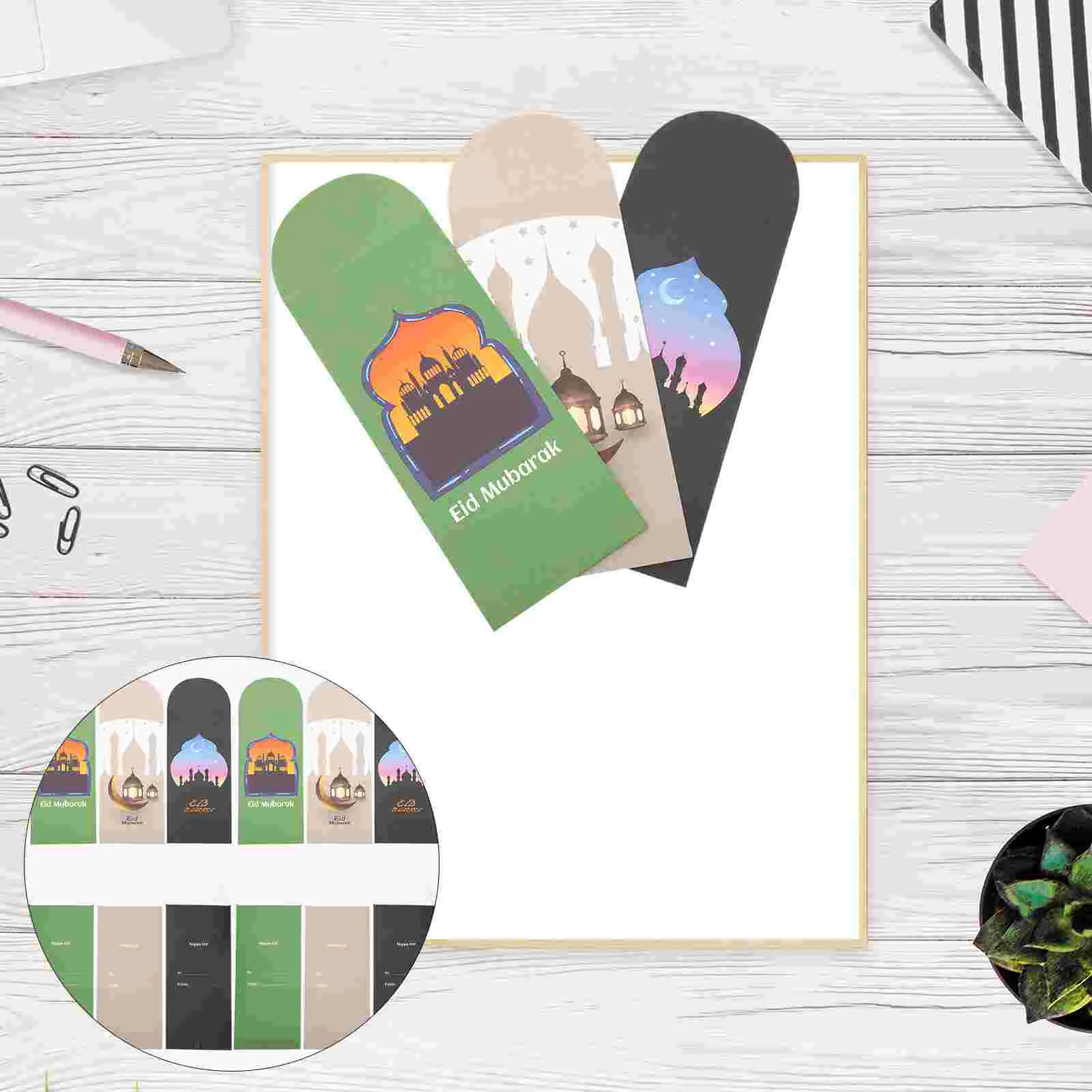 

Envelopes Eid Money Mubarak Ramadan Envelope Party Supplies Year Eidi Decorations Cash Lunar Bao Hong Pocket Decoration Red New