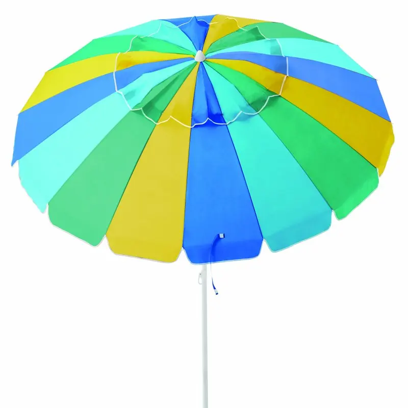 

Deluxe 8Ft Round Beach Umbrella with UV Protection, Vented and Sand Screw Umbrella Mini umbrella On cloud shoes for men Umbrell