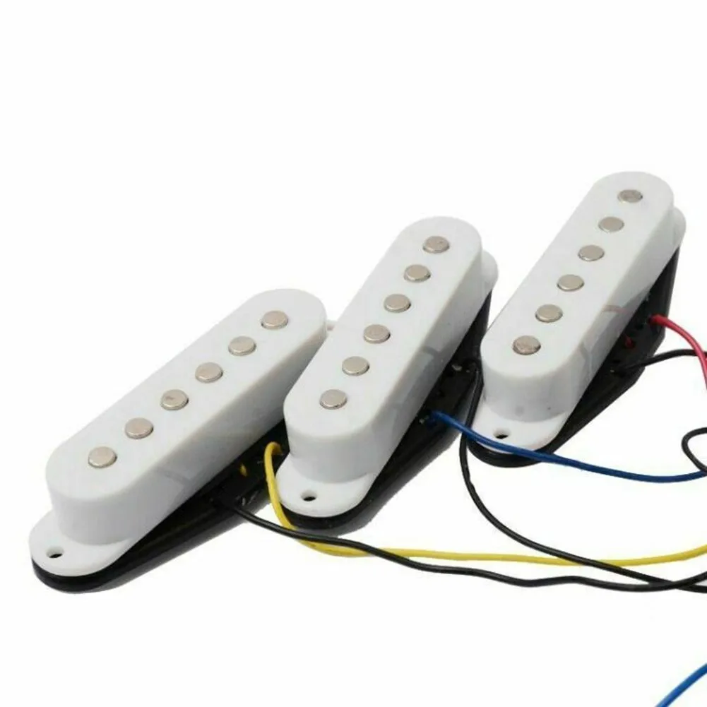 Electric Guitar Pickup Complete Line 1x Wiring Harness 1x Volume Knob 2x Tone Knob Prewired 5-Way Switch 2T1V SSS For Strat enlarge