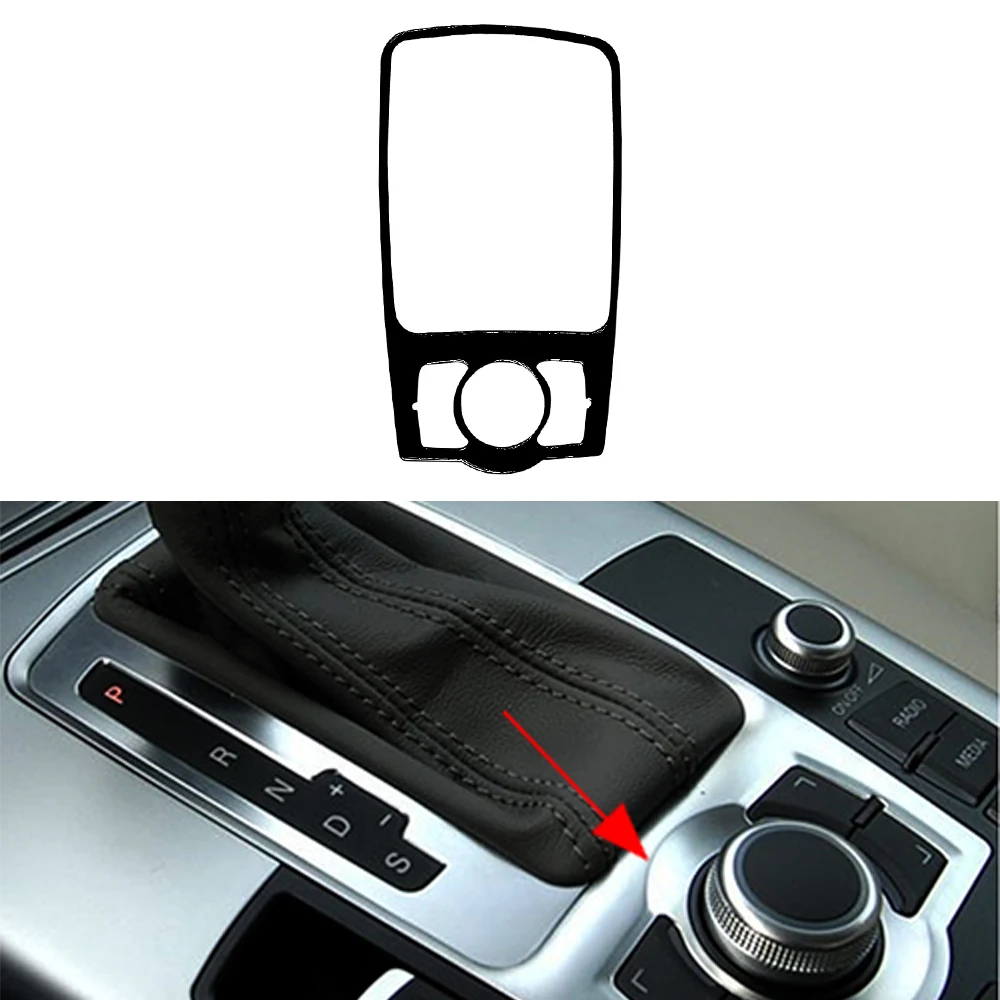 

Для Audi A6 C6 S6 2007-2015 Piano Black Воздуховыпускное отверстие переключения передач Спидометр Рулевое колесо Подъемник окна Костюм Наклейка для салона автомобиля