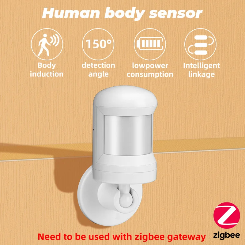

ZigBee Intelligent Motion Sensor Tuya PIR Human Body Sensing Detector Wireless Mobile Detecting Infrared Induction System