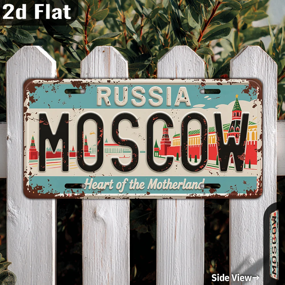 

Металлическая табличка Москва CIFBUY