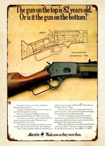 1975 огнестрельное оружие MARLIN 1894 рычаг экшн-винтовка боеприпасы металлический