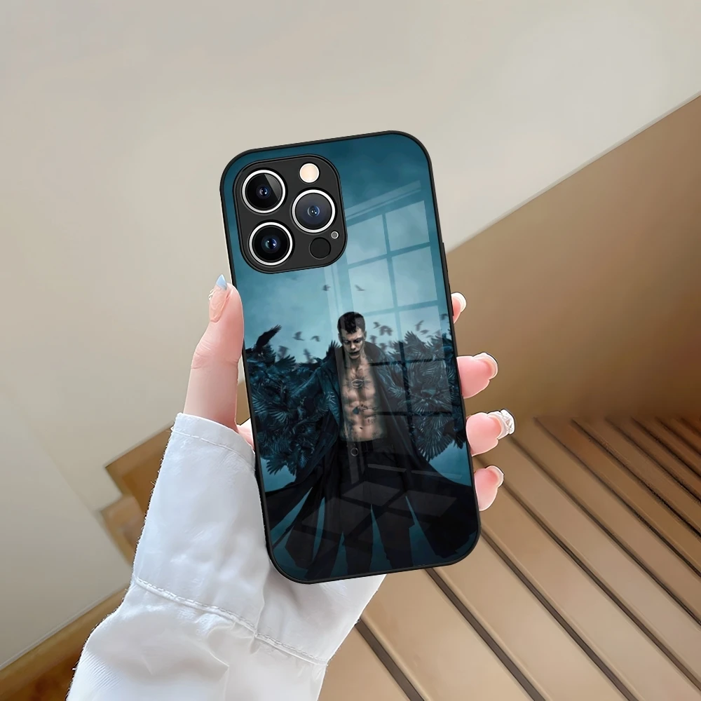 Чехол для телефона с отделением из закаленного стекла iPhone 13 15 16 14 12 11 Pro Max Plus Mini XR XS