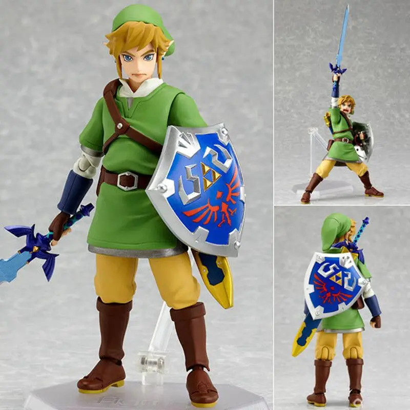 Женская фигурка дыхание дикой природы 733 413 Edition Deluxe Figma 153 Sky Sword Link Zelda экшн-фигурка