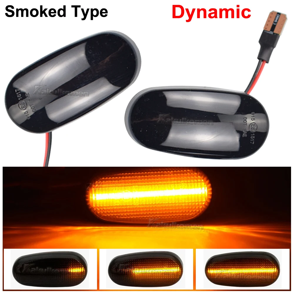 

2 шт., динамическая фонарь для Alfa Romeo Mito 955 147 GT 937 Fiat Bravo 2