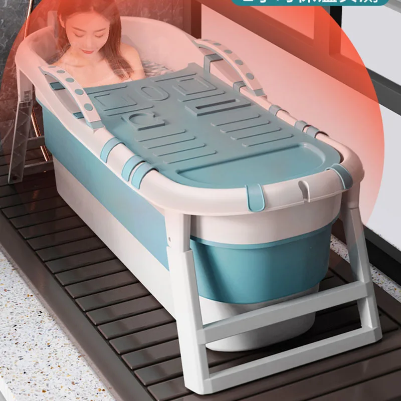 Складная уличная ванна отдельно стоящая большая надувная для кемпинга взрослых